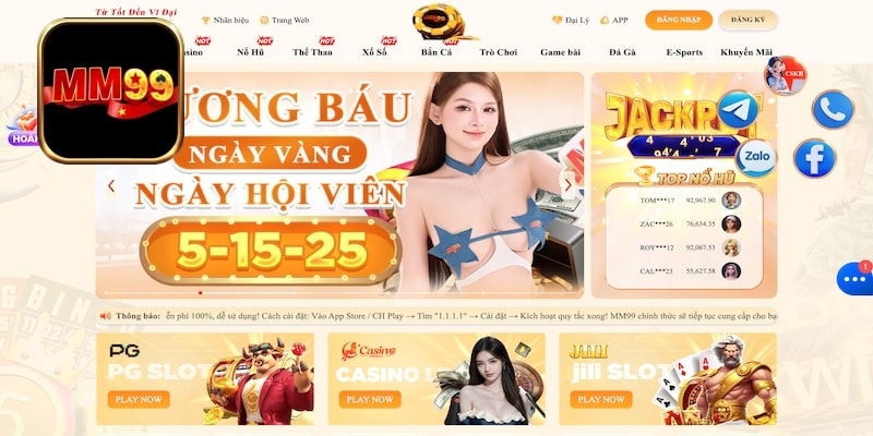 Chia sẻ link vào MM99 mới nhất không bị chặn