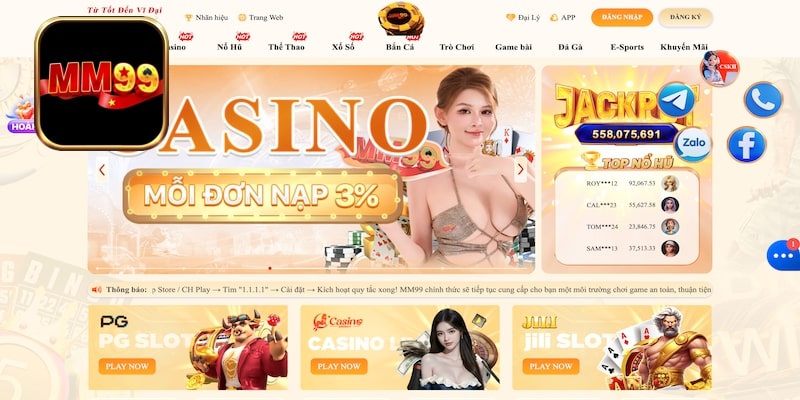 MM99 nổi bật với giao diện siêu thân thiện